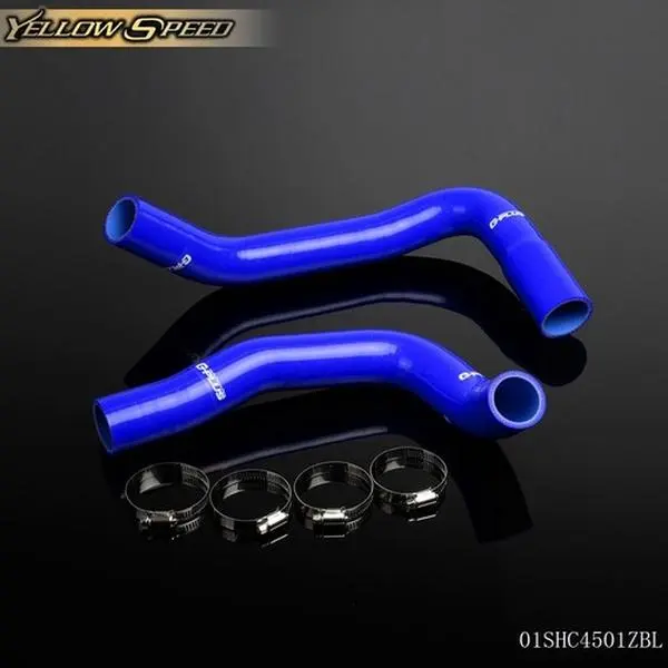 ALLGOOD Heat Resistant Silicone Radiator Hose Kit - 1 Set for 71-88 Chevy Small Block SBC 350, 3-Ply Nylon Reinforcement, 4.5mm Thick, 85 psi Working Pressure Rating, -65°F to 500°F Temp Range, 245 psi Burst Pressure, Includes Clamps, Burst Pressure 245 P
