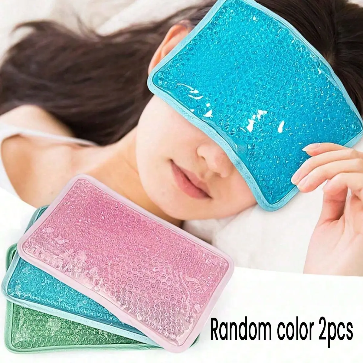 2 Gel Ice Packs with Straps, Attachable Ice Packs, Reusable Cold and Hot Therapy, Multifunctional for Knees, Shoulders, Feet, Back, Ankles, Neck, Hips, Elbows, Head Ice Pack, Cooling Pads