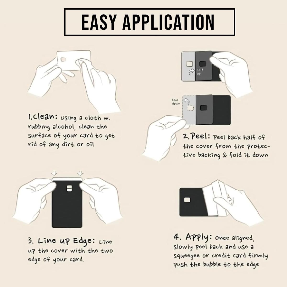 Custom Holographic Credit Card Decal Sticker Card Skin Vinyl Sticker Card Cover stylish Debit Skin Cover- For Small Chip and Big Chip