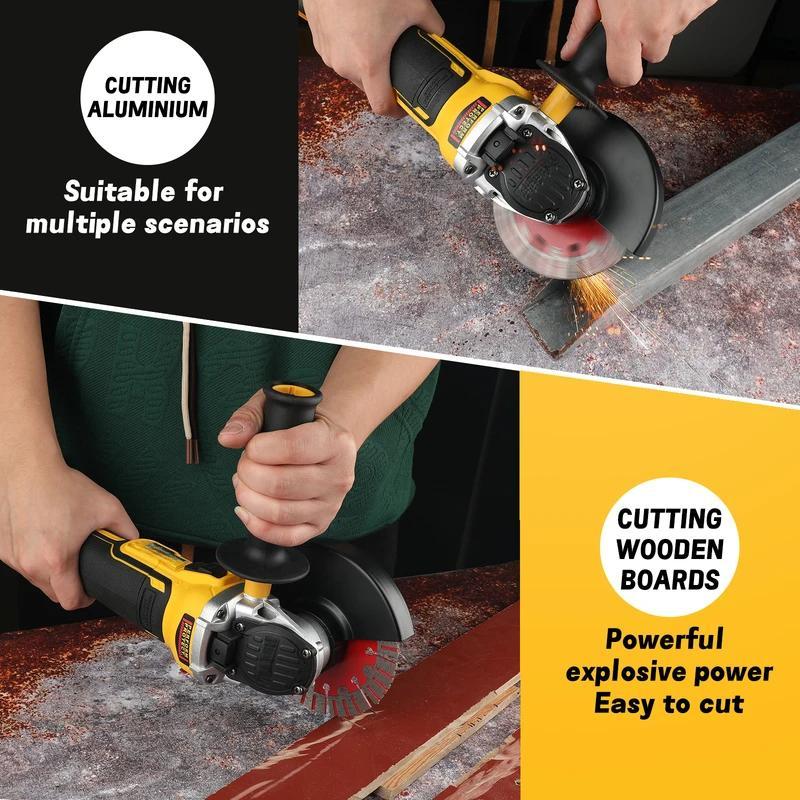 Powerful DCG405NT: Dewalt 18V XR Brushless 125mm Angle Grinder, 9000 RPM for Efficient Cutting and Polishing