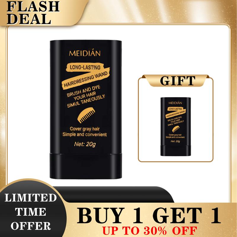 【BUY 1 GET 1】Temporary Hair Dye Comb Hair Color Comb Portable for Quick Touch - Ups, Easy to Color,Covers Gray Hair Haircare Ash Brown Blonde Balayage