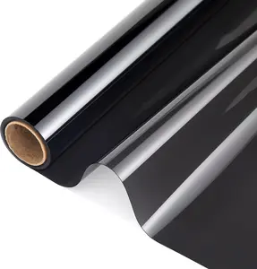 Car Window Tint Film 5%  VLT Premium Tinting Roll 20" x 10ft UV Shielding Heat Resistance Enhanced Privacy Scratch Resistant Professional Quality