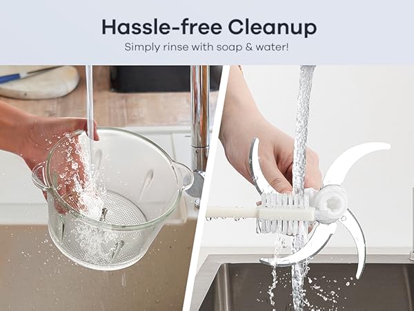 Ganiza Food Processor with 8 Cup Glass Bowls & 8 Cup Stainless Steel 2-Speed Food Chopper Meat Grinder Upgraded Button & Smart Overheat Protection Light - Includes Clean Brush 2 Sets of Blades Kitchen Vegetable Slicer Vegetable Cutter Kitchen Appliances Ganiza Food Processor with 8 Cup Glass Bowls & 8 Cup Stainless Steel 2-Speed Food Chopper Meat Grinder Upgraded Button & Smart Overheat Protection Light - Includes Clean Brush 2 Sets of Blades Kitchen Vegetable Slicer Vegetable Cutter Kitchen Appliances