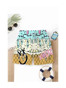 Boys' Fashion Quick-Dry Swim Trunks, Breathable and Durable, Ideal for Beach Leisure and Outdoor Activities, Cartoon Pattern, Slim-Fit
