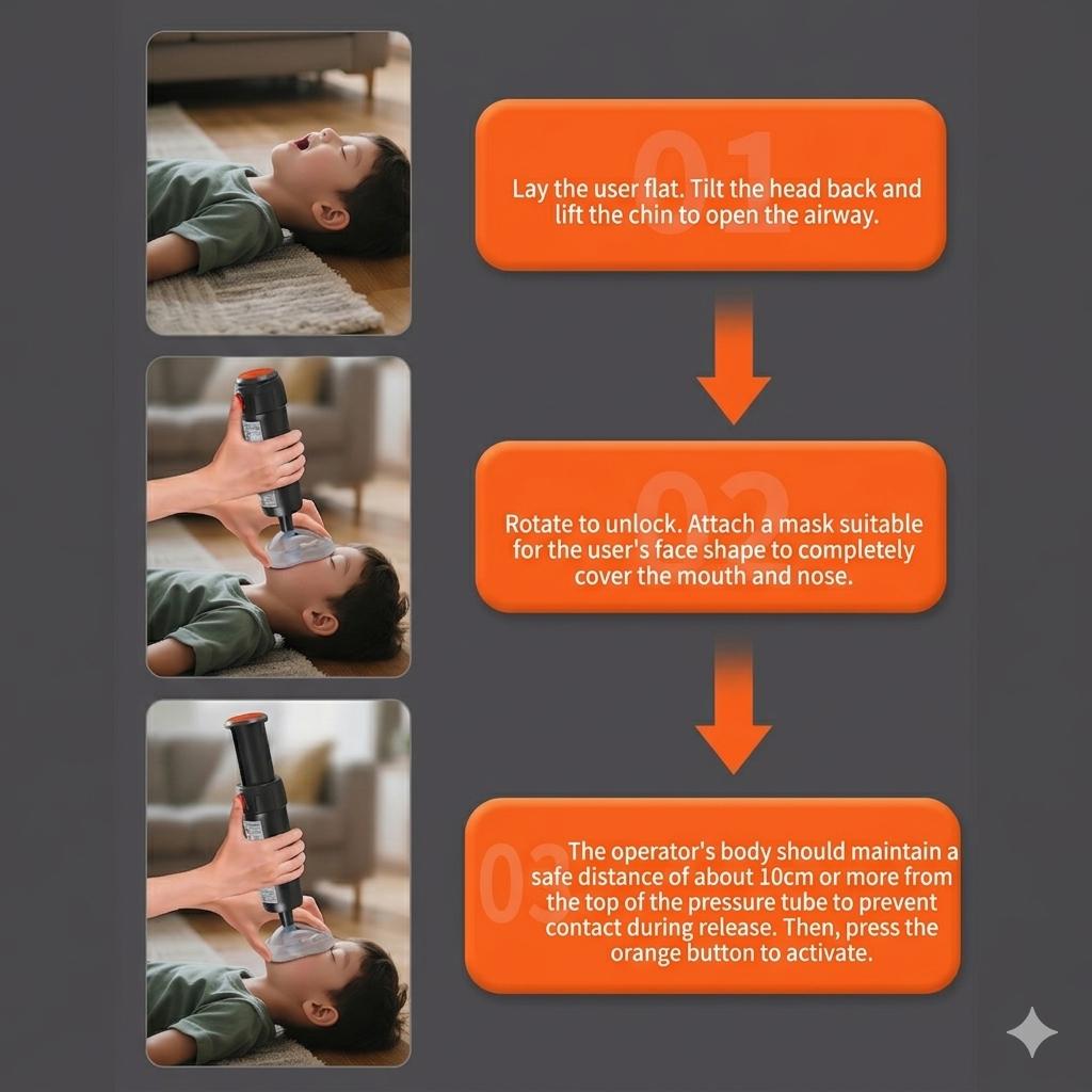 Compact emergency survival kit for the family - Portable suction pump & essential home safety equipment