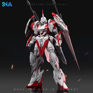 Authentic Assembled Mecha Model, High Mobility Skeleton Structure, Full Coverage Armor Design, Precision Joint System, Display Stand Compatible