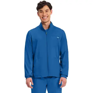Cherokee Workwear Revolution Mens Zip Front Scrub Jacket