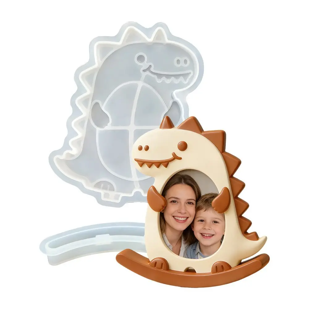 Silicone Candle Mold DIY Animal Frame Silicone Molds, Cats Dogs Dinosaurs Resin Frames, Art Toys for Creative Projects