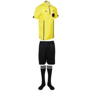 New! Pro Soccer Referee Package (3 Piece with 3 Stripe Socks) Total Soccer Factory