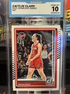 2025 Donruss WNBA #47 Caitlin Clark Indiana Fever Gem Mint 10