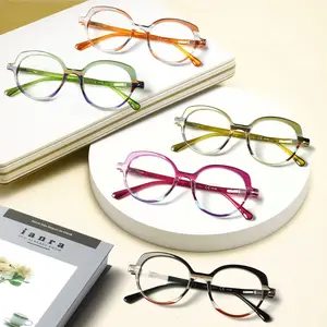 ZOELEAD 5 Pack Round Reading Glasses for Women Men Blue Light Glasses Retro Round Computer Readers with Spring Hinges Anti Glare Filter Lightweight Eyeglasses 1.5 Suitable for Daily Wear and Work Use fashion glasses