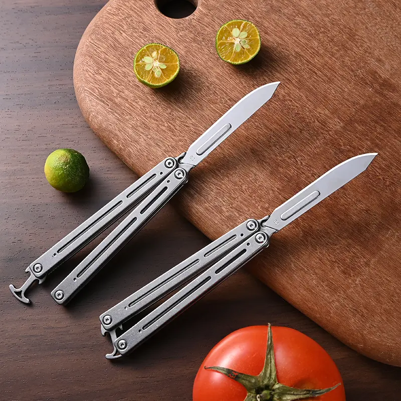 Multifunctional camping knife, all-steel comfortable handle, portable and durable, household fruit peeling and box opening small knife, holiday gift for men!