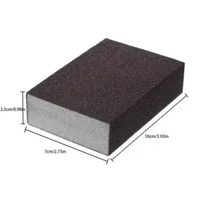 4 Pack Sanding Block, Washable and Reusable Sanding Sponge for Wood Drywall Metal Glasses