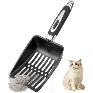 Stainless Steel Cat Litter Scoop Metal Mesh Scooper Sturdy Kitty Scooper for Litter Box