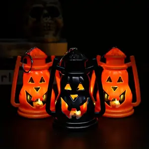 Halloween Pumpkin Lantern, Funny Glowing Pumpkin Lamp, Halloween Night Light, Party Decoration Prop, Holiday Home Decor Table Lamp, Lighted Lantern
