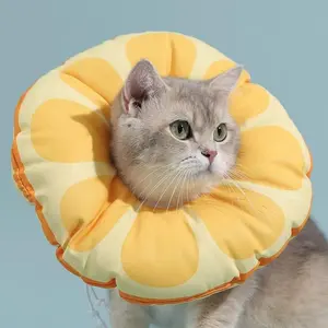 Must-have for pet ownership!Soft Elizabethan collar for cat wound healing protection.Comfortable, durable, and skin-friendly.Easy to wear daily without any stress💖