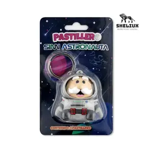 Pastillero y llavero  (Keychain) Dr. Simi Astronauta - Collectible Figura with Astronaut Design and Fun Face