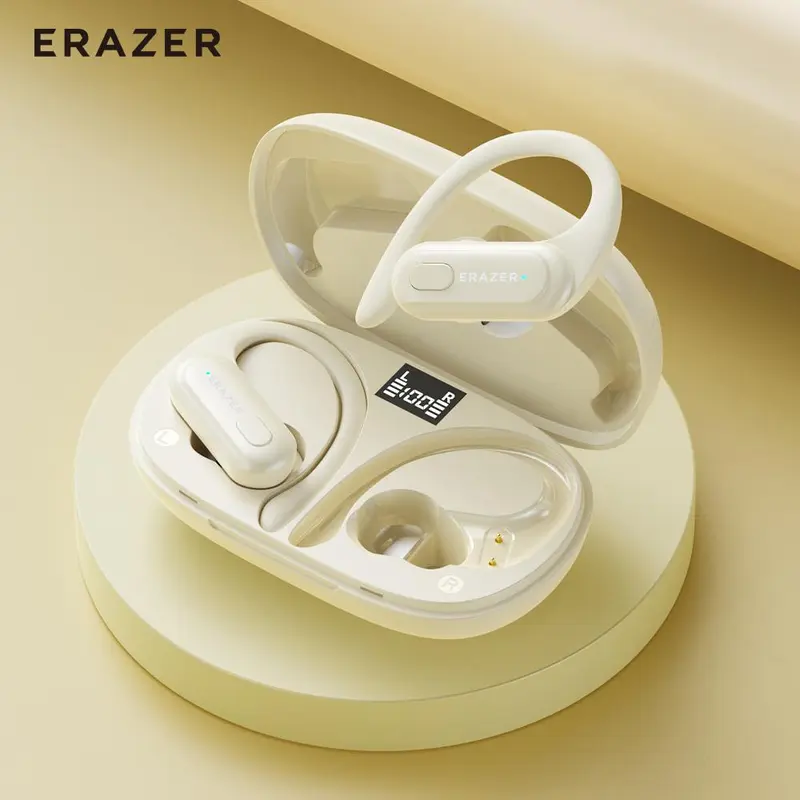 ERAZER XT60PRO True Wireless Earbuds with Built-in Microphone，Battery LED Display, IPX5 Waterproof Sports Earphone, Fall Gift 6