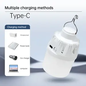 Mini USB Rechargeable Light Portable Hanging Lamp Emergency Lighting, Pack of 2, Convenient Miniature Design for Quick Illumination