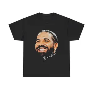 [ ✨ 100% Cotton] Drake 90s Vintage Shirt, Dizzy Rap Tee, Hiphop Bootleg Rap T-Shirt, Concert Unisex, Retro Graphic Print Casual Classic Menswear Cotton Top Comfy Smooth Streetwear Tshirt