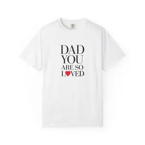 DAD YOU ARE SO LVED T-shirt | Dad Message Tee, Heart Design