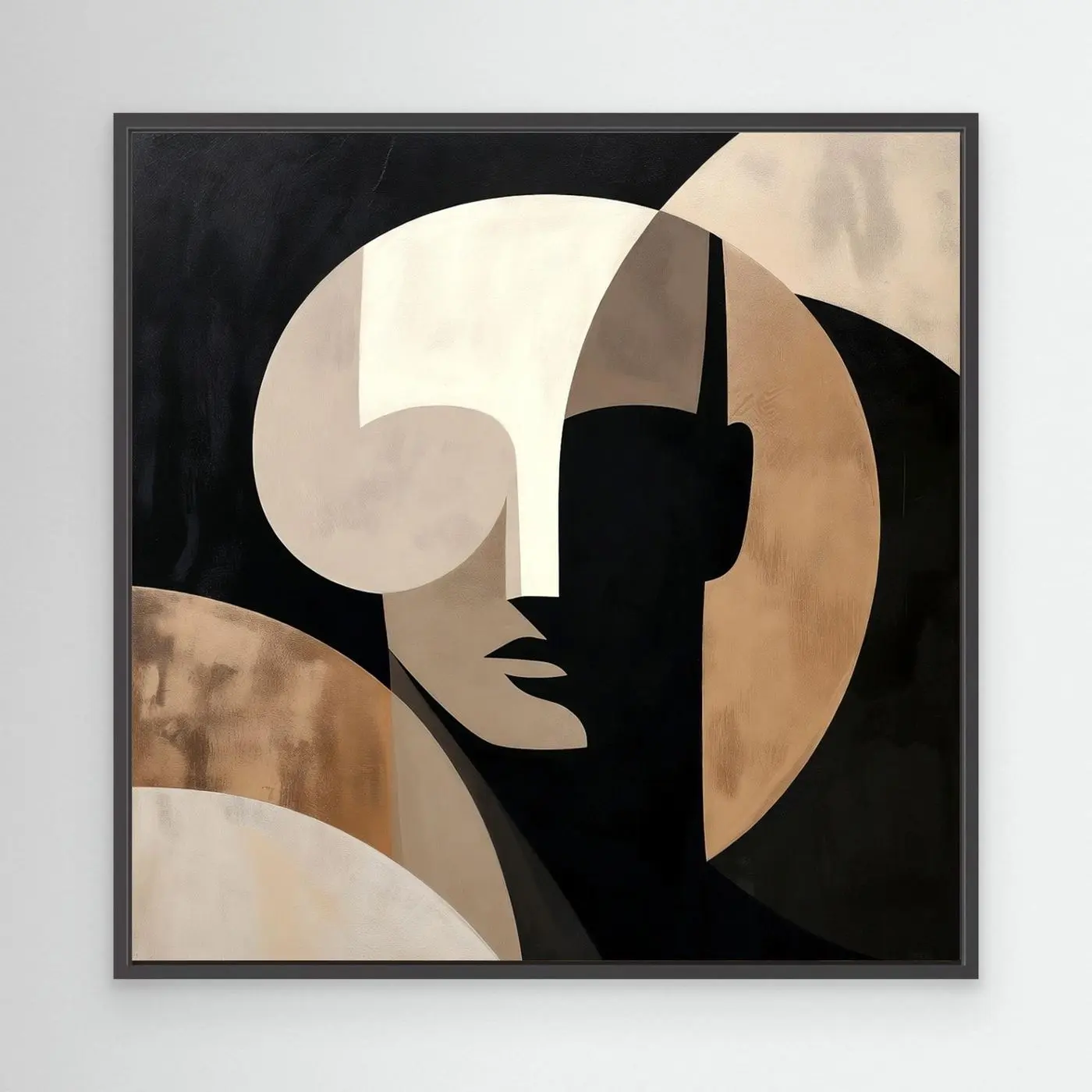 Hidden Geometry – Abstract Faces Wall Art