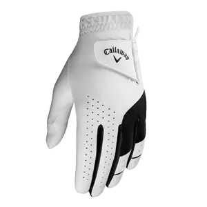 Callaway Golf Men's Weather Spann Golf Glove 2019 (2-Pack) in White | Size: Cadet Large