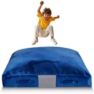 VEVOR Crash Pad, 5x 5 ft Crash Pad for Kids Sensory with Foam Blocks and Washable Cover, Giant Pillow Mat Large Soft Foam Landing Zone, Sensory Room Equipment for Children Jumping, Relaxing PlayVEVOR Super Brand Day
