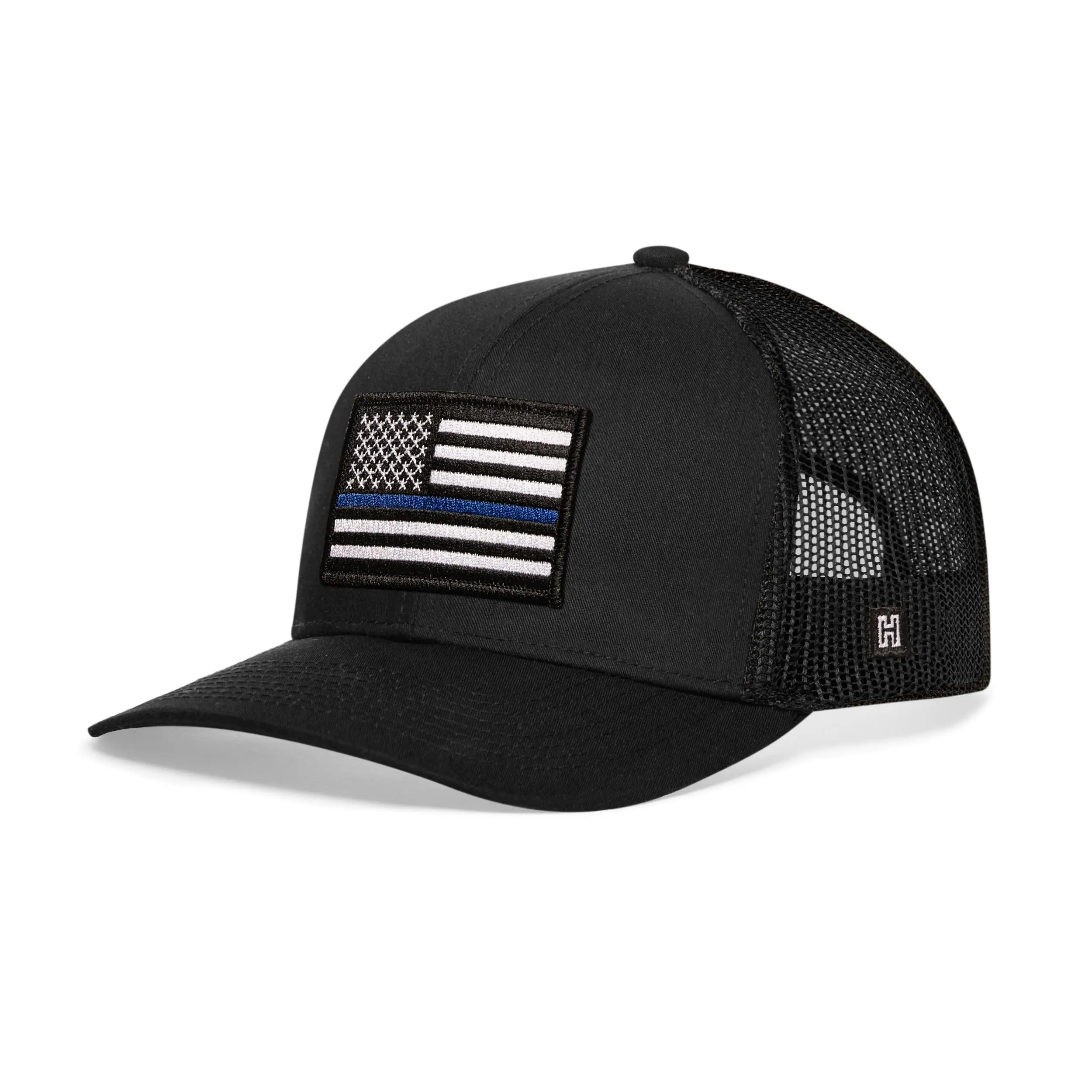 Thin Blue Line Trucker Hat  |  Police Snapback