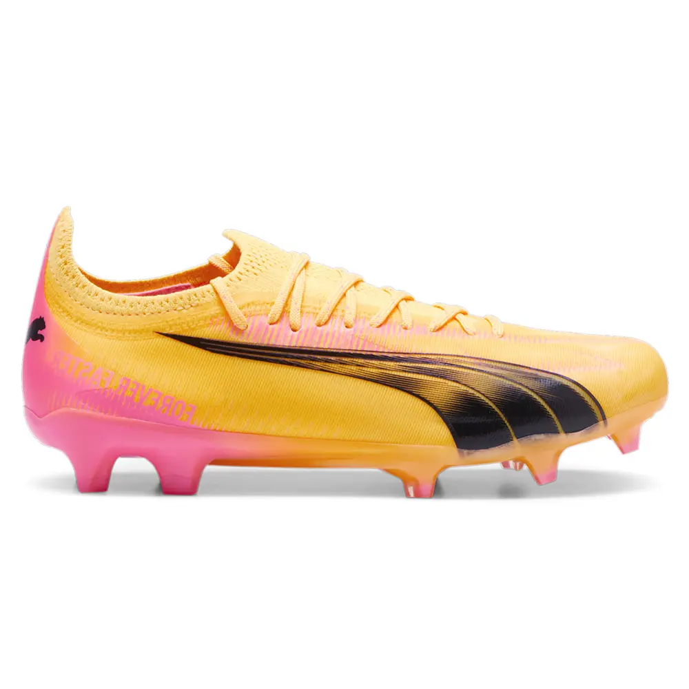 PUMA Womens Ultra Ultimate Firm GroundArtificial Ground Soccer Cleats Cleated, Firm Ground - Yellow