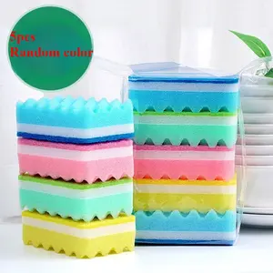 Multi-Purpose Scrub Sponges – Dual-Sided Cleaning Pads for Household Use, Ideal for Living Room, Bedroom, Bathroom, Toilet & Kitchen Cleaning, Dishwashing Sponge