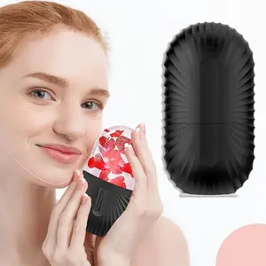 Ice Face Roller,Ice Cube Roller for Face, Beauty Massage Silicone Ice Mold Skin Care,Reusable Ice Cube Roller