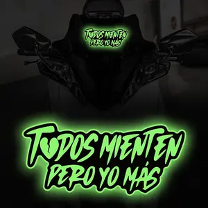 Motorcycle Glow Sticker, Motorcycle Fuel Tank Car Bumper Vehicle Window Luminous Decals, Car Exterior Decoration Accessories