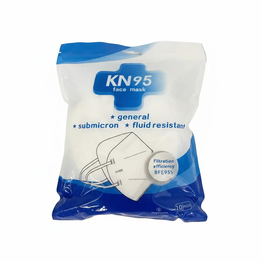 KN95 Respirator Mask with Filters - 30 Pcs Dustproof PPE for Protection, Healthcare, Secure Fit