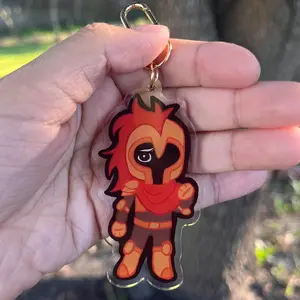 NEW DROP – Minecraft ARG Keychains ,  Original Hand-Drawn Designs – 100% unique  • D3rlord3 Keychain • Silly Avery (The Mayo) Keychain