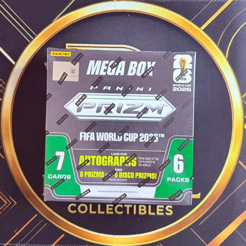 2026 Panini Prizm FIFA World Cup DSG Exclusive Mega Box – Factory Sealed