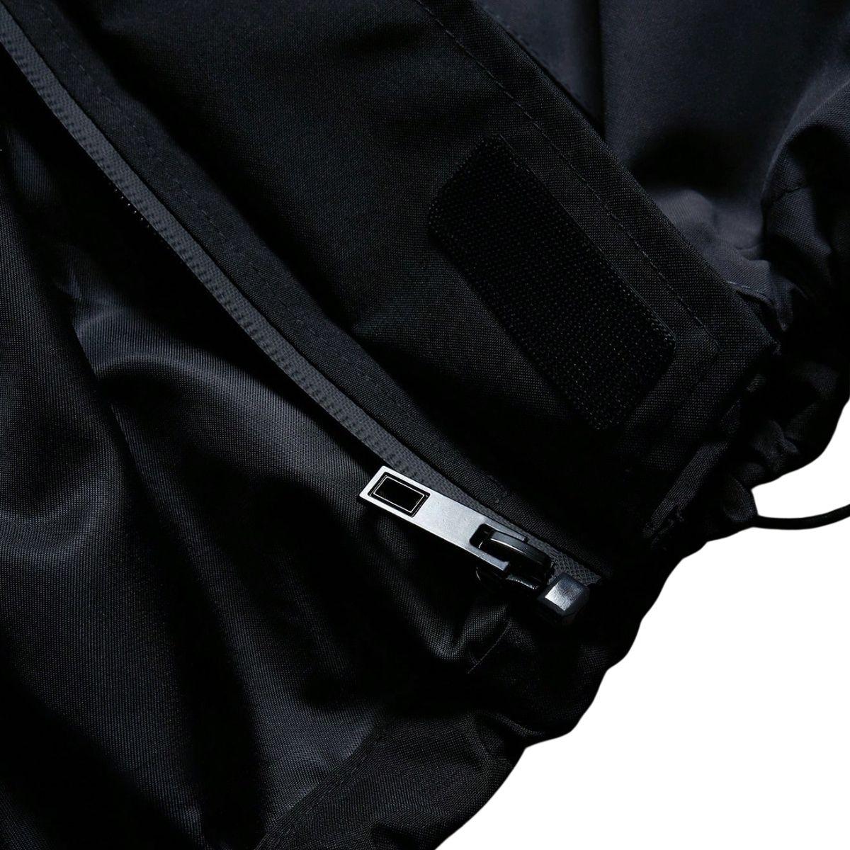 Men’s American high-street color-block streetwear brand hooded jacket with star icon print — casual functional outerwear