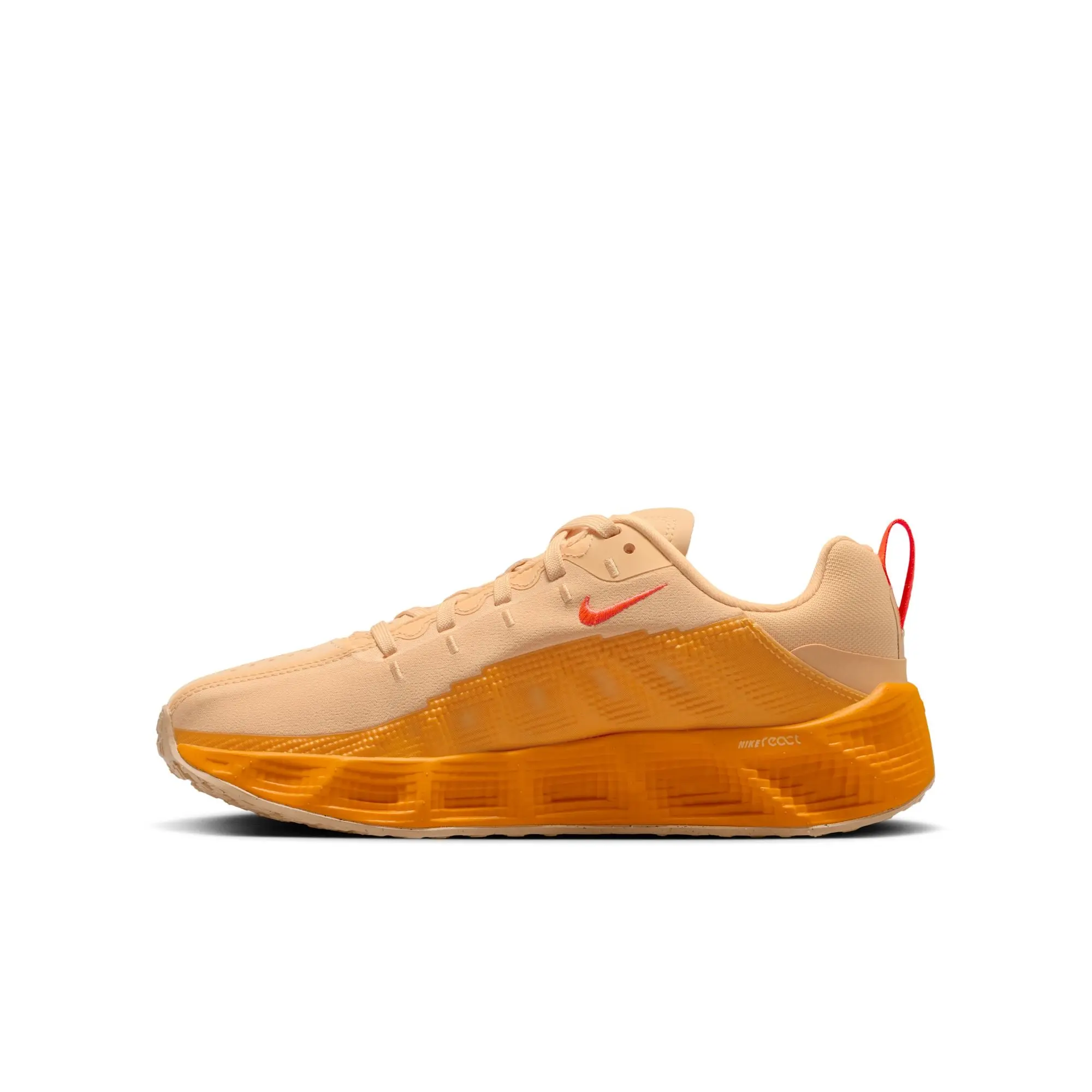 Nike Men's Ava Rover Classic Round Toe Lace-Up Walking Sneakers - Celestial Gold, Urban Wear All-Season Casual Trainers with Ultralight ReactX Midsole, Breathable Upper, Mudguard Wrap (HF6331-200)