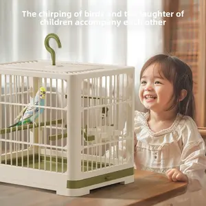 6-Piece Large Bird Cage Set, Breathable Parrot Supplies, Parakeet Cages, Outdoor Portable Display Cage, Spacious Pet Habitat, Durable Pet Material