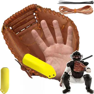Catchers Thumb Guard for Baseball & Softball, Catchers Thumb Protector Shield Catching  Glove Padding Hand  Prevention Accessory  Protection Reduce Sting