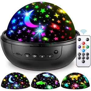 BX-PJT13 Night Light for Kids, 93 Lighting+3 Films Kids Night Light Projector, Remote+Dimmable Star Projector, 360° Slient Star Lights for Ceiling Projector, Stars for Ceiling Stars,Gifts&Room Decor