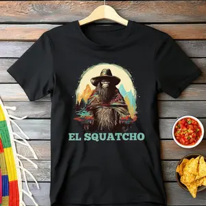 El Squatcho Bigfoot Shirt, Sasquatch Shirt, Hiking Shirt, Camping Shirt, Yeti Shirt, Adventure Shirt, Bigfoot Gifts, Funny Shirt
