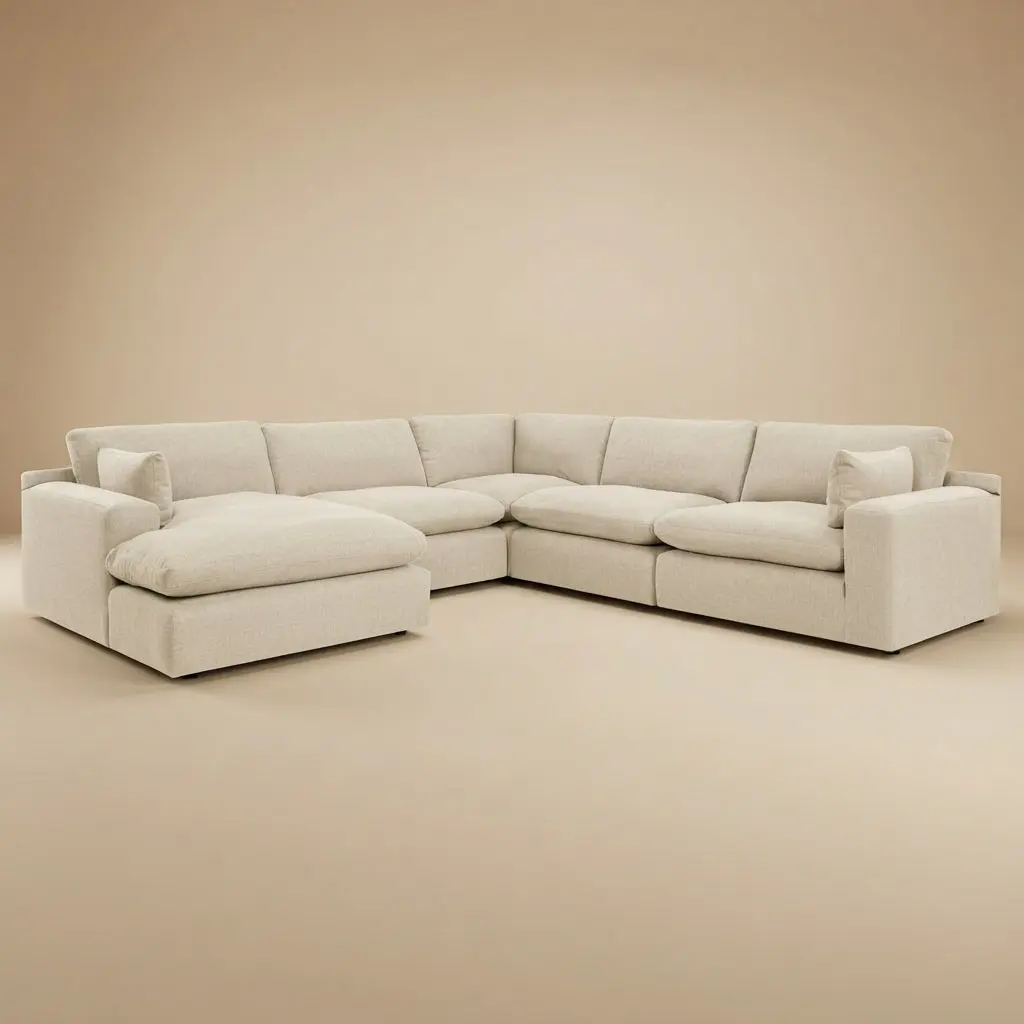 Elyza 5-Piece Sectional with Chaise