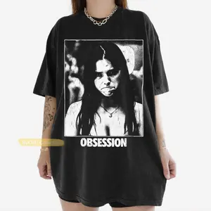Comfort Colors Vintage OBSESSION Movie T-Shirt, Frowning Nikki Graphic Tee, Gothic Horror Tee