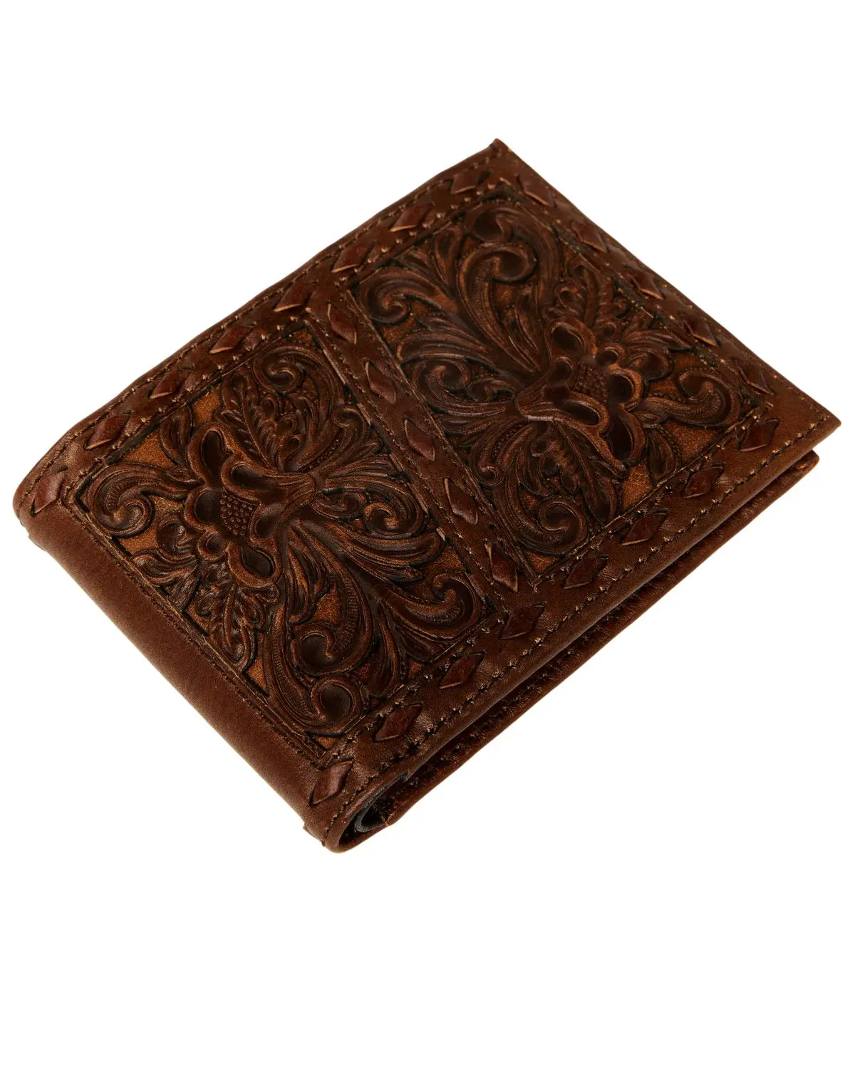 Cody James Men's Men'S Landry Tooled Bifold Wallet - Cjasu25wt2-Dkbn