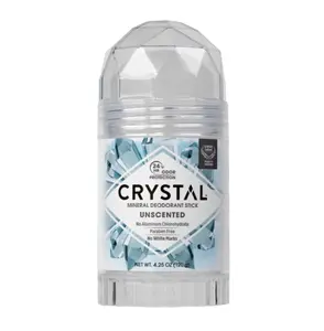 CRYSTAL Deodorant Stick (30003), Unscented, 4.25 Ounce