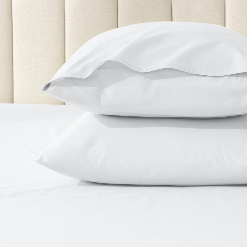 Bare Home Organic Cotton Percale Pillowcase Set