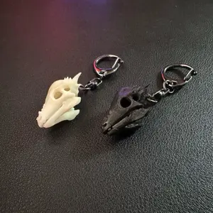 Pachycephalosaurus Skull | Resin Keychain Replica - High Paleo Accuracy, Detail, and Durability - Cretaceous Gift for Dinosaur Lovers Unleash The Primal Spirit Prehistoric Power