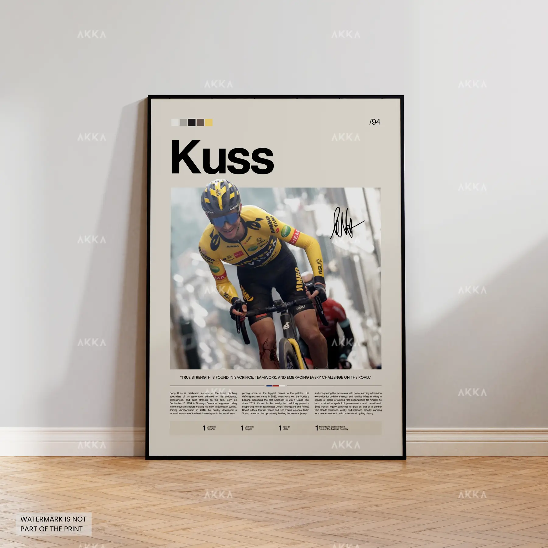 Sepp Kuss poster