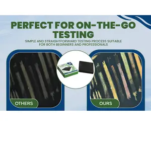 GTE Gold Silver Platinum Jewelry Testing Stone 2"x2" Black Non-Slip Rubber Backed Professional-Grade Surface for 22K 18K 14K 10K Purity Scrap Test